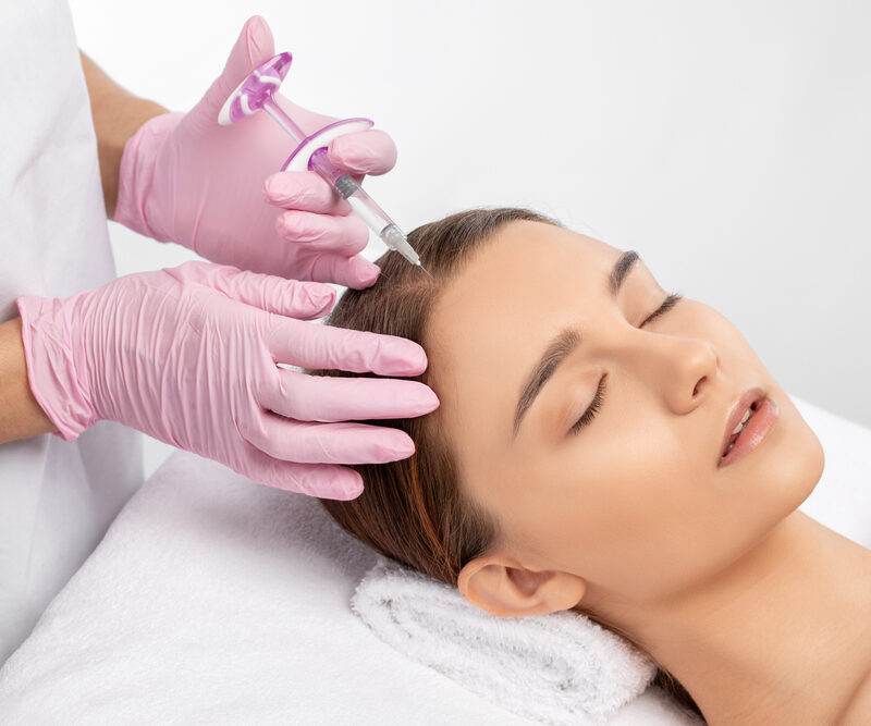 mesotherapy injection on hair